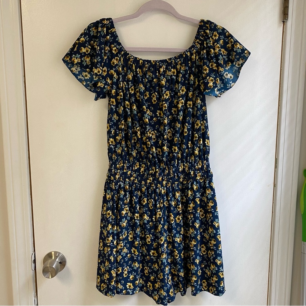 Mango US size small sunflower romper